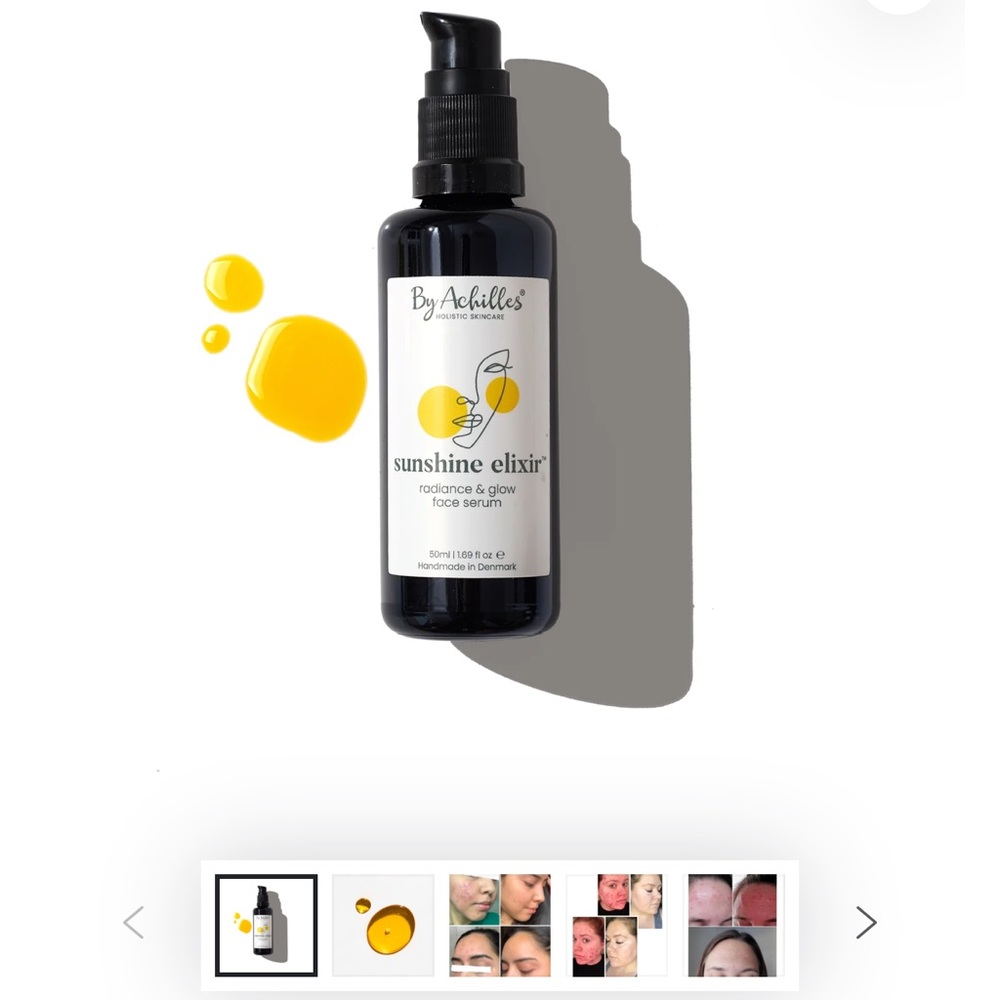 NIB By Achilles skincare sunshine elixir